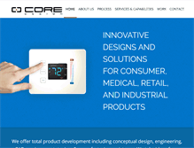 Tablet Screenshot of coredesign-inc.com